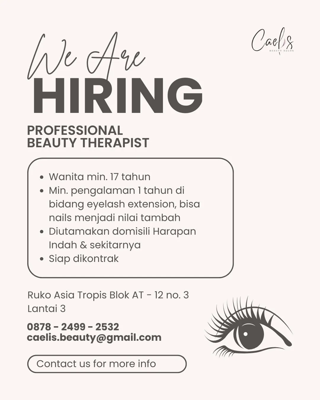 Logo Caelis Beauty Salon