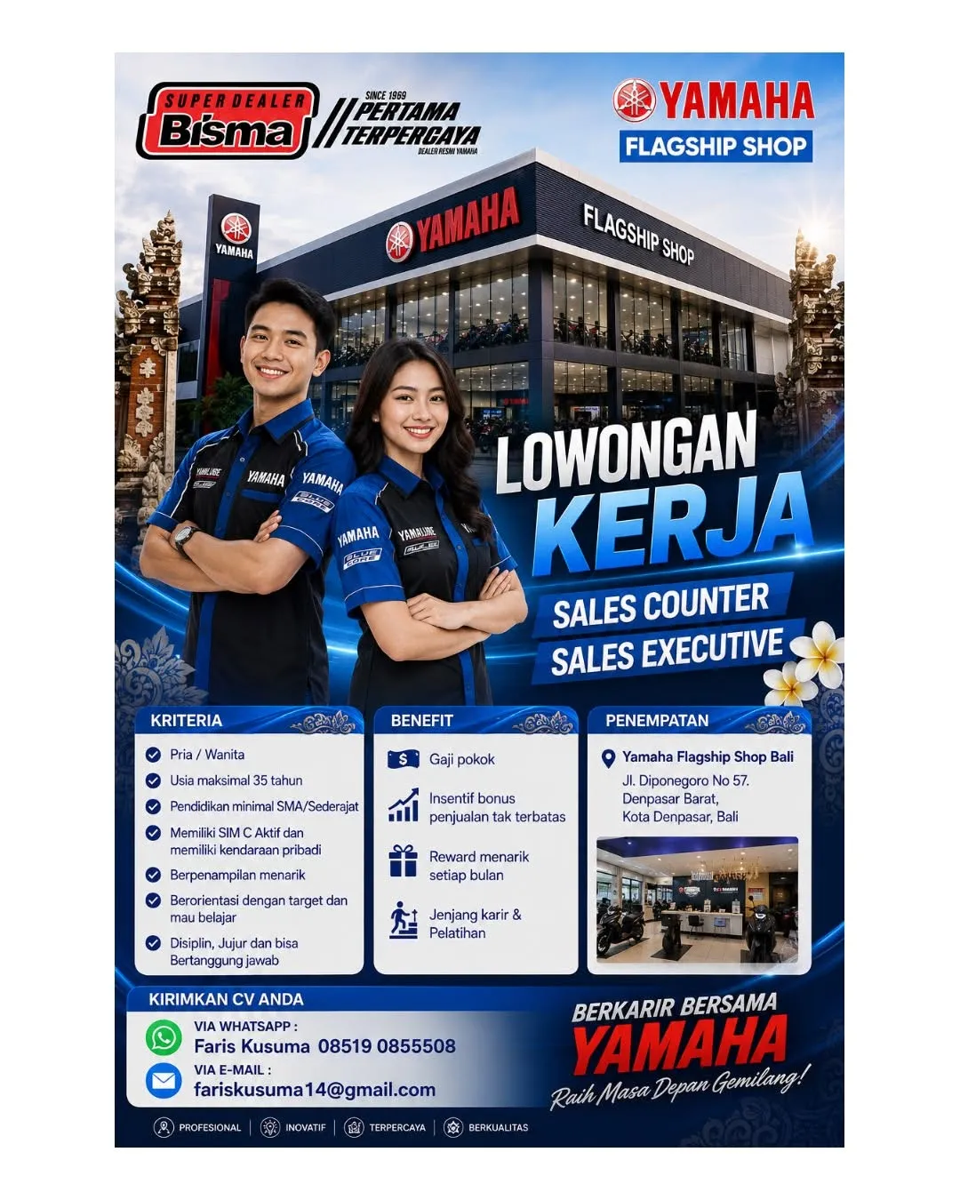 Logo Super Dealer Bisma / Yamaha Flagship Shop Bali