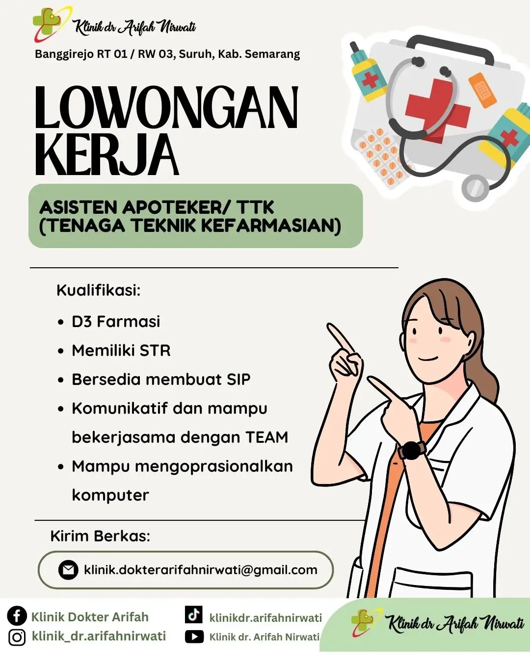 Logo Klinik dr. Arifah Nirwati