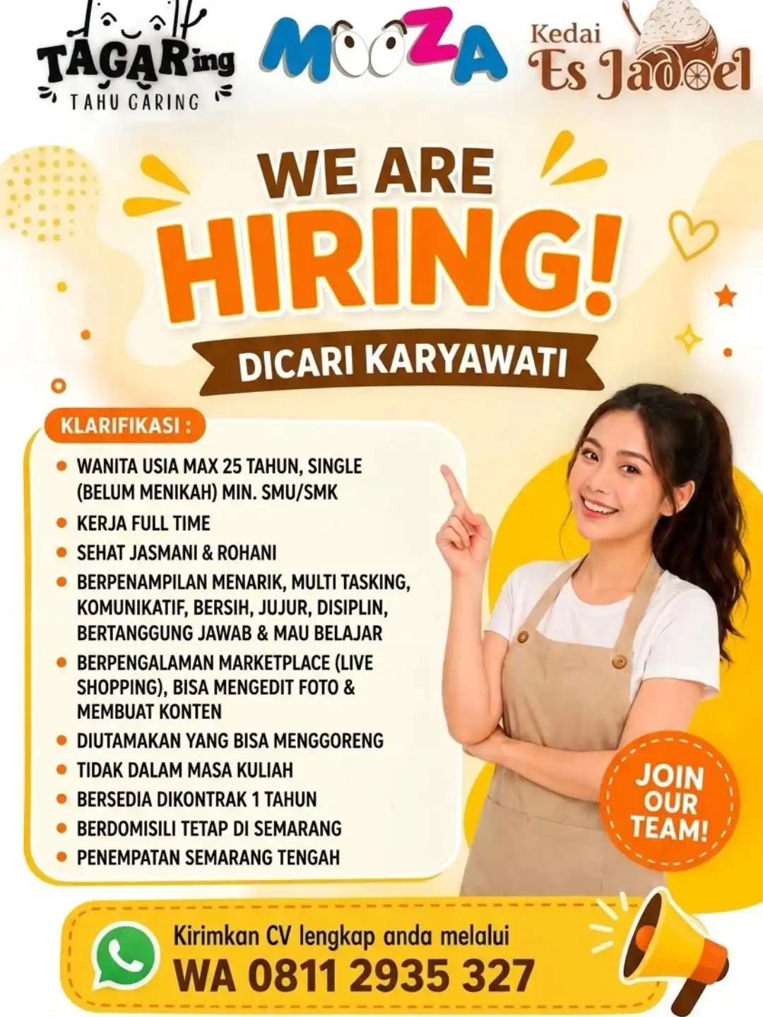 Logo Tagaring (Tahu Garing) & Kedai Es Jadoel / Mooza