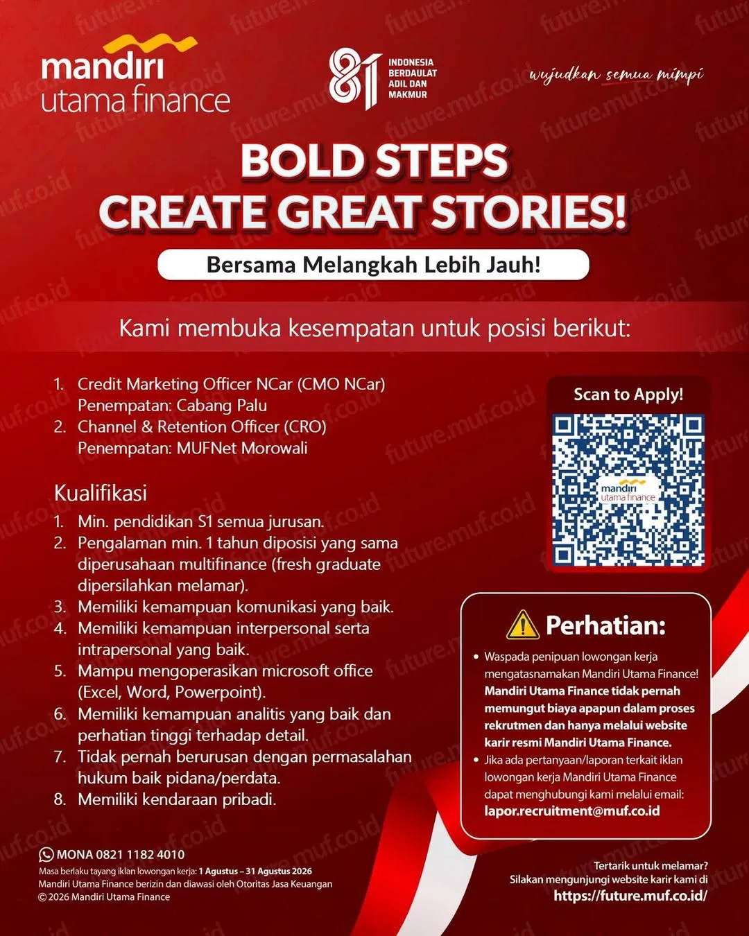 Logo Mandiri Utama Finance
