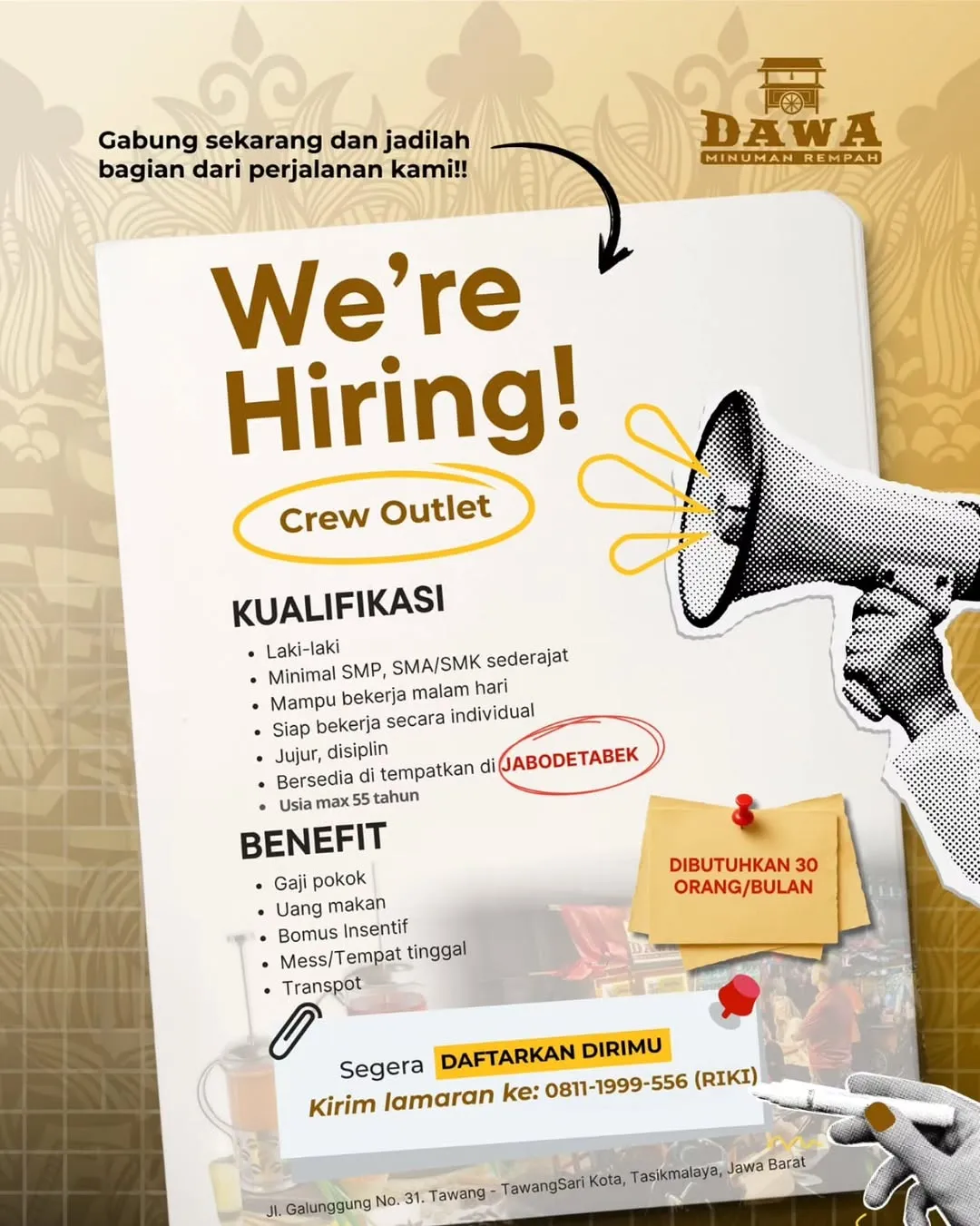 Logo DAWA Minuman Rempah