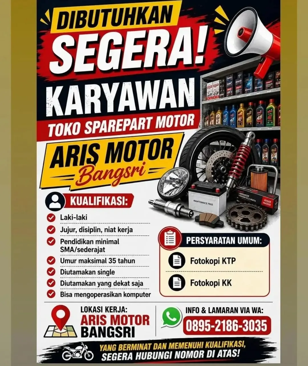 Logo Aris Motor Bangsri