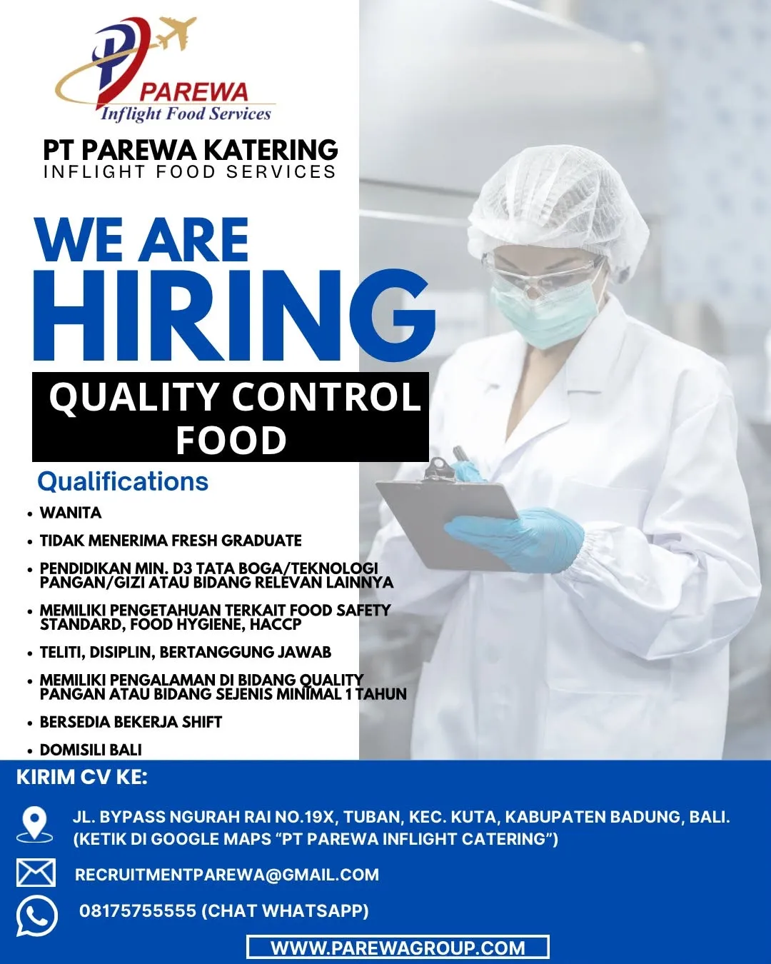 Logo PT Parewa Katering Inflight Food Services