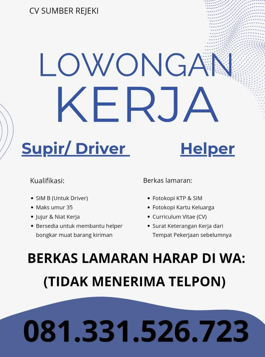 Logo CV Sumber Rejeki