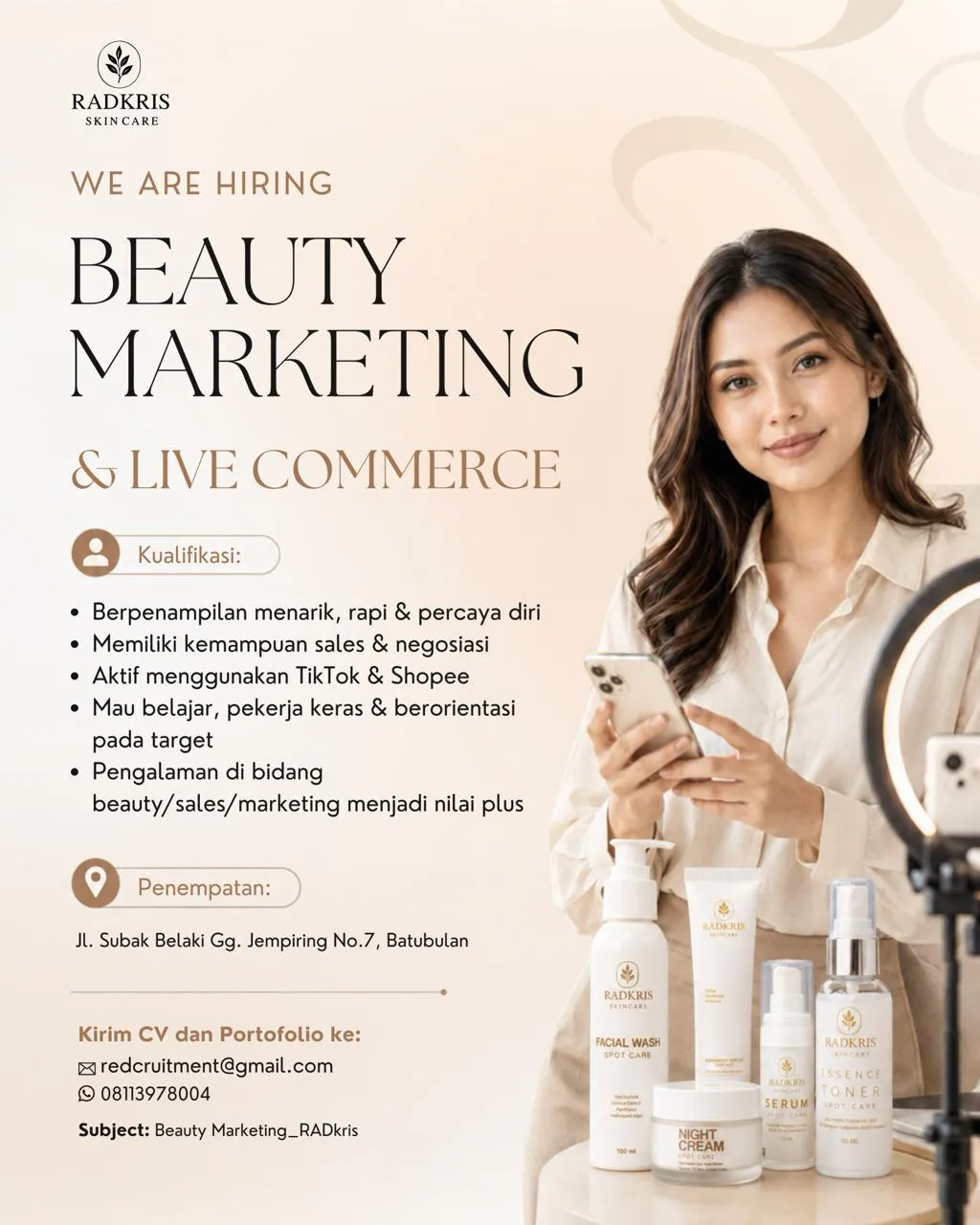 Logo RADKRIS SKINCARE