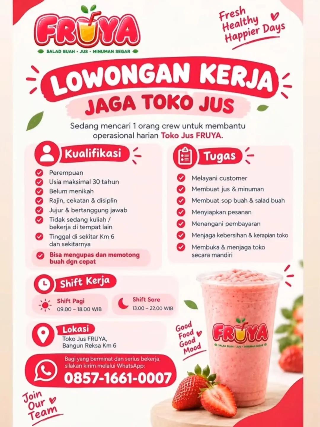 Logo Toko Jus FRUYA