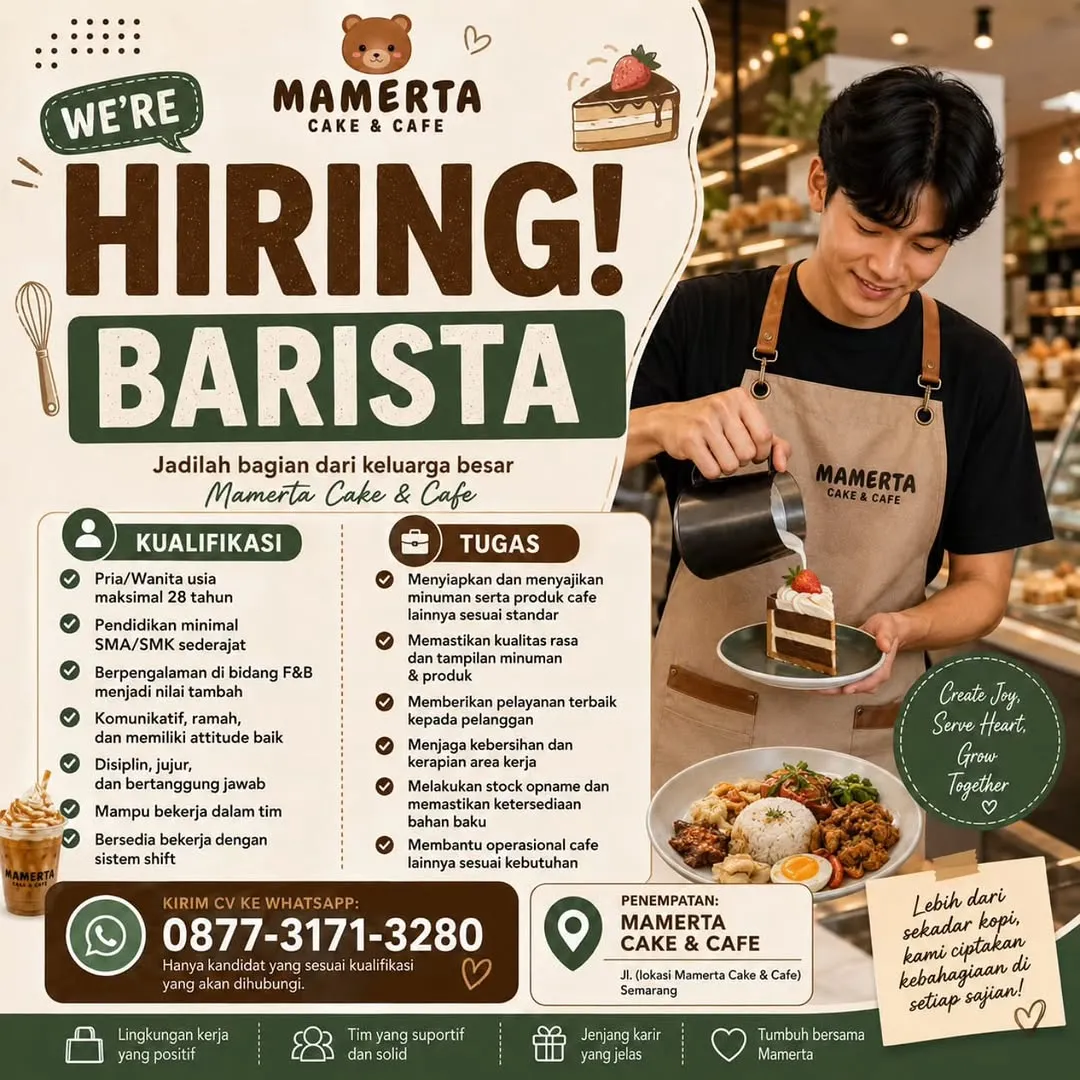 Logo Mamerta Cake & Cafe