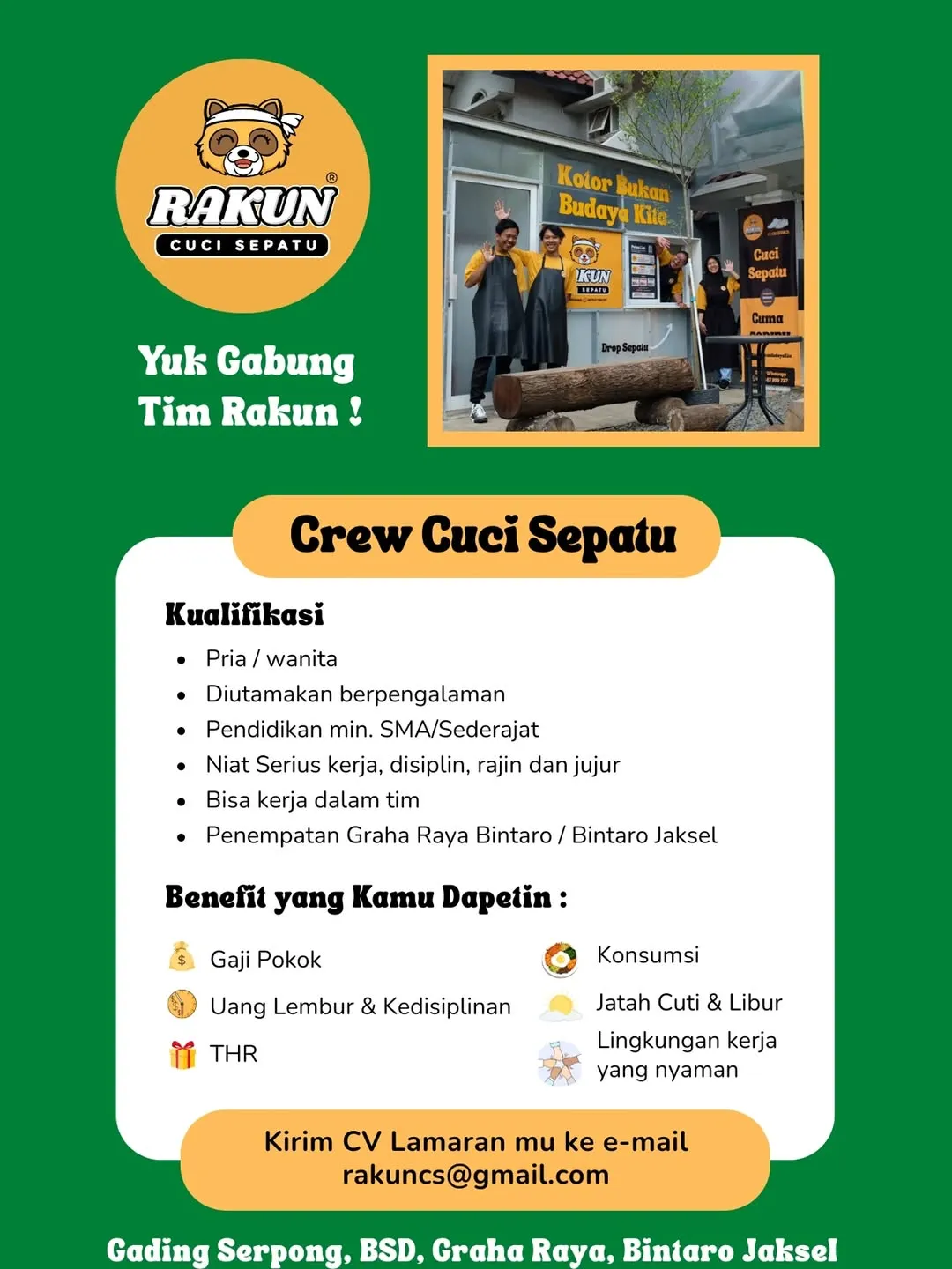 Logo Rakun Cuci Sepatu