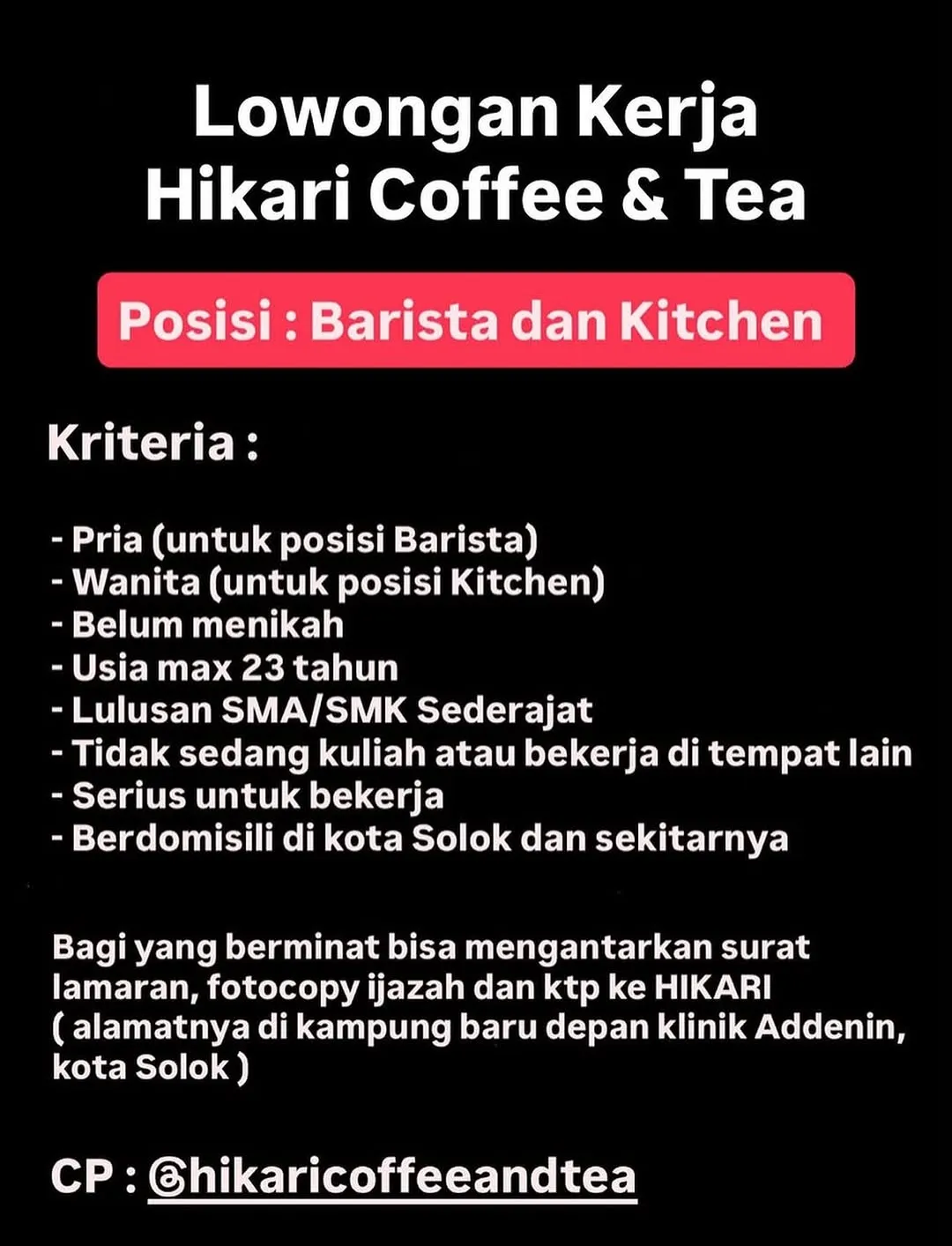 Logo Hikari Coffee & Tea