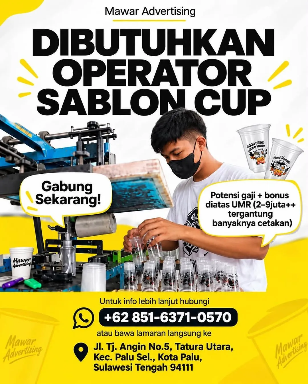 Logo Mawar Advertising