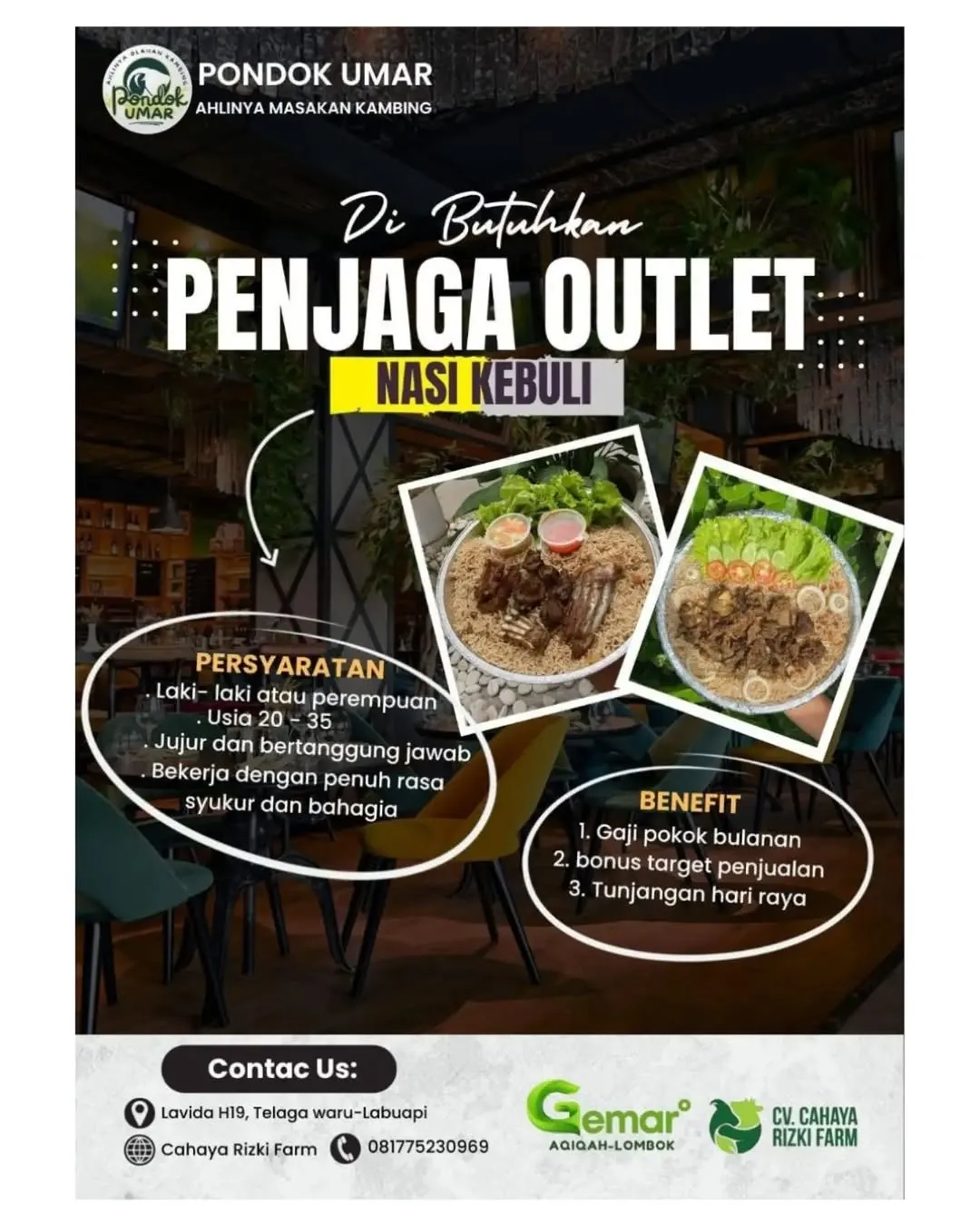 Logo PONDDOK UMAR / CV. CAHAYA RIZKI FARM