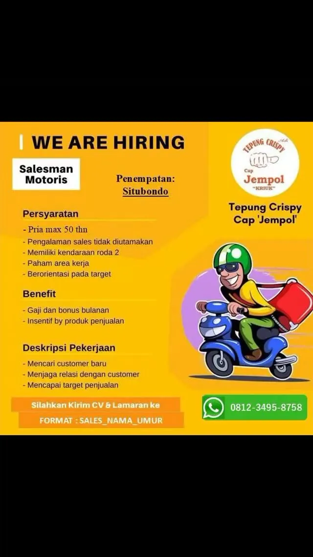 Logo Tepung Crispy Cap 'Jempol'
