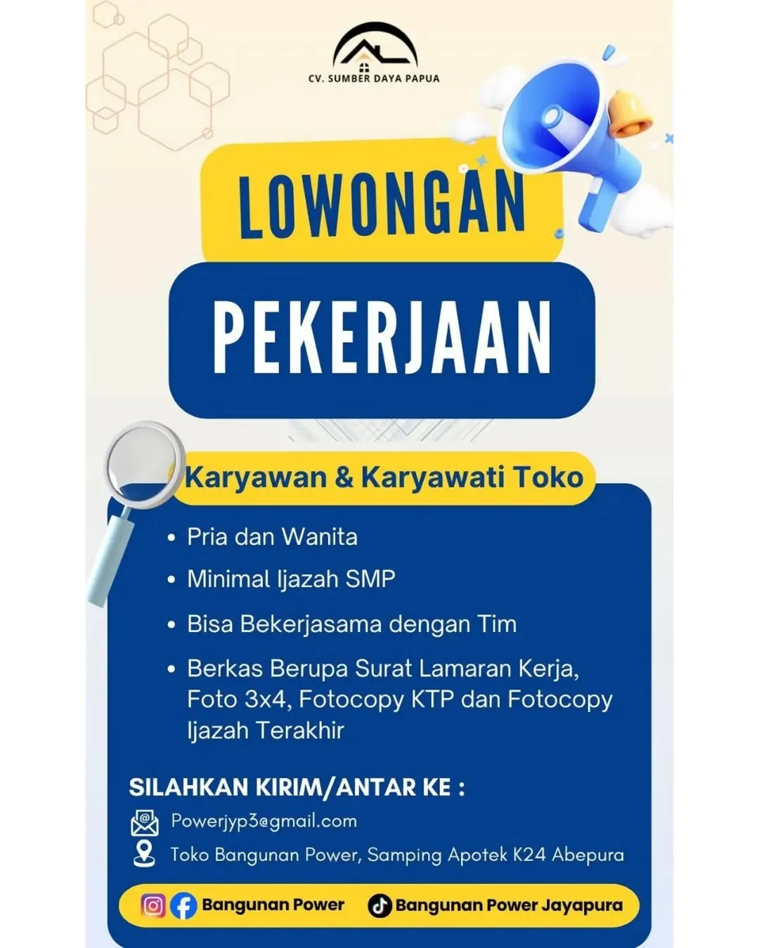 Logo CV. Sumber Daya Papua