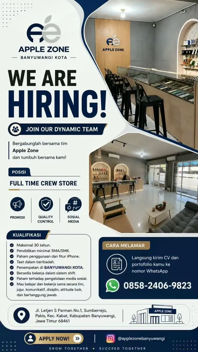 Logo Apple Zone Banyuwangi Kota