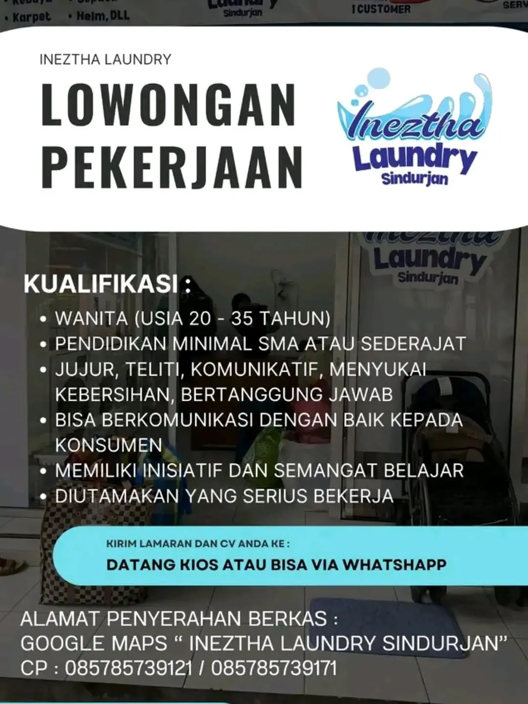 Logo Ineztha Laundry Sindurjan