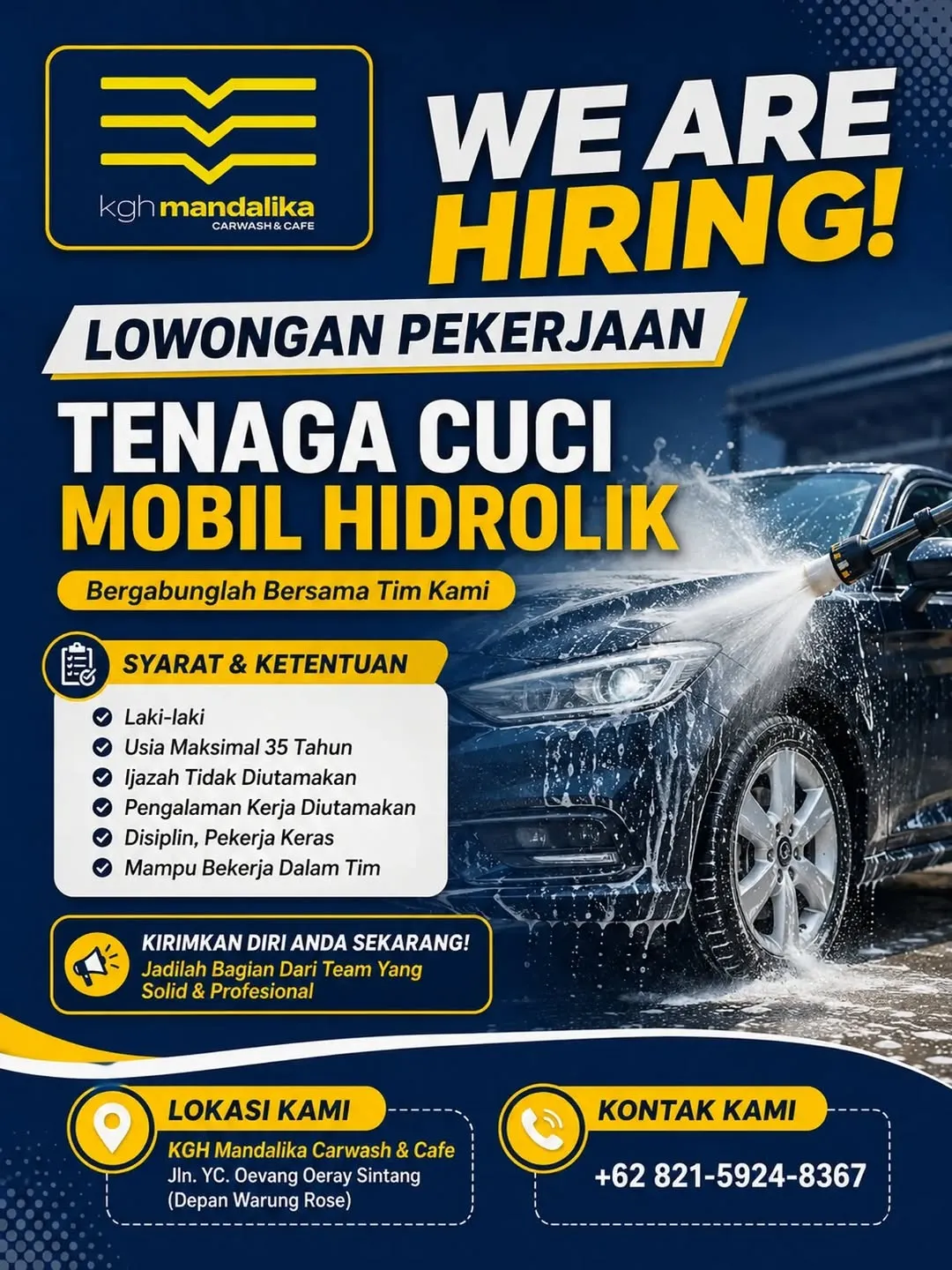 Logo KGH Mandalika Carwash & Cafe