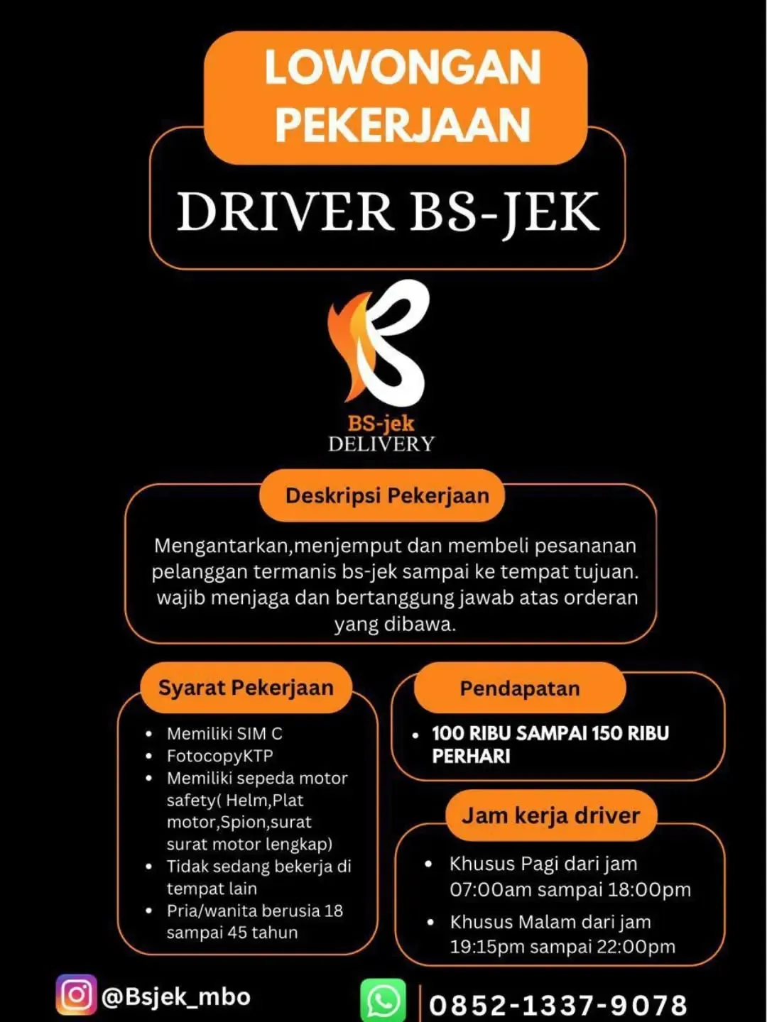 Logo BS-JEK DELIVERY