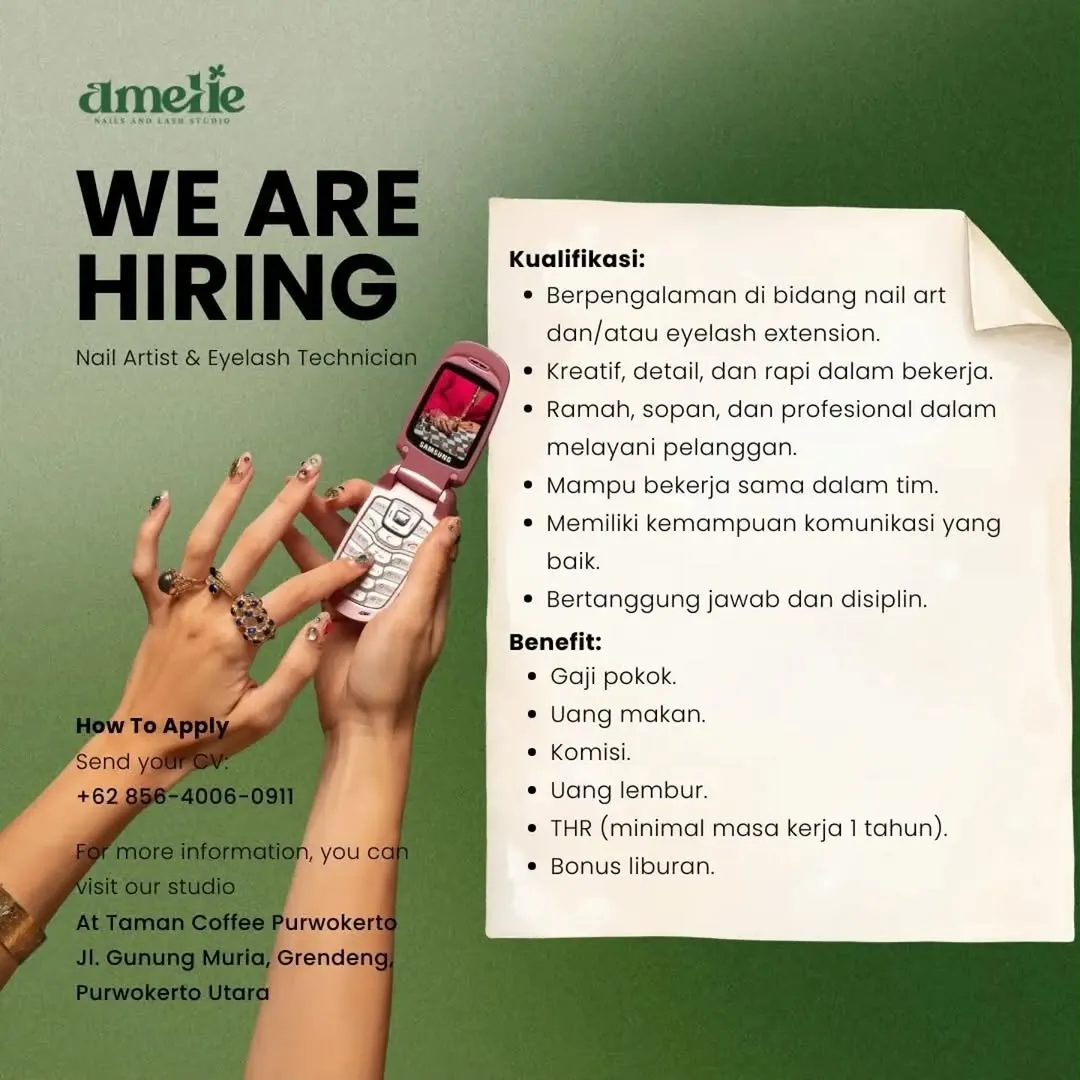 Logo Amelie Nails and Lash Studio