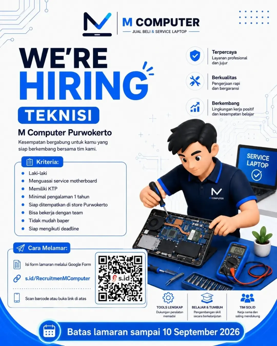 Logo M Computer Purwokerto