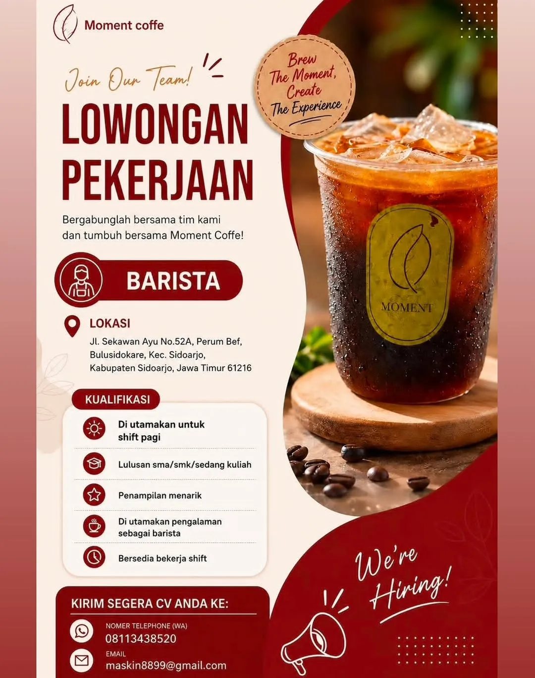 Logo Moment coffe