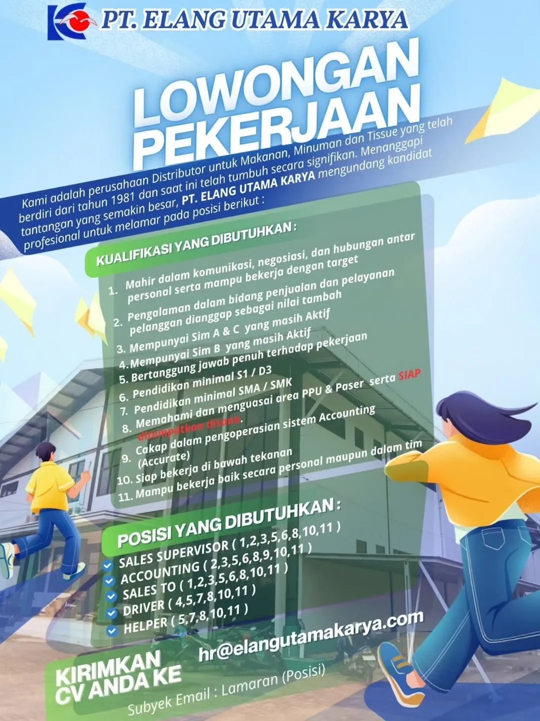 Logo PT. ELANG UTAMA KARYA