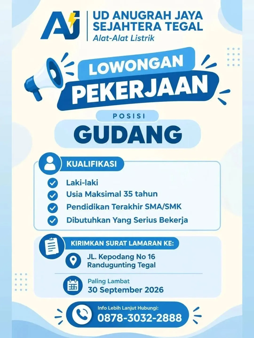 Logo UD Anugrah Jaya Sejahtera Tegal