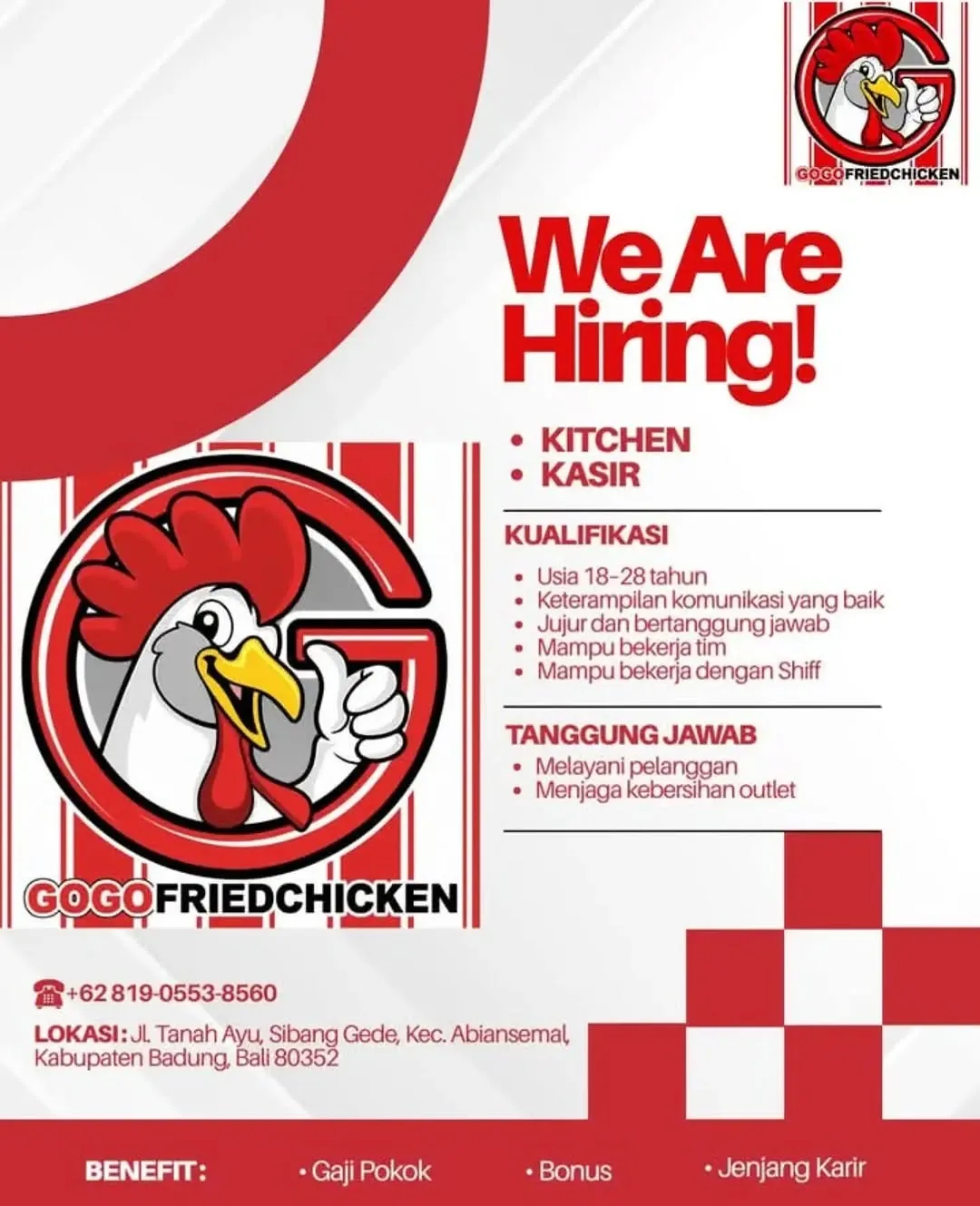 Logo GOGO FRIED CHICKEN
