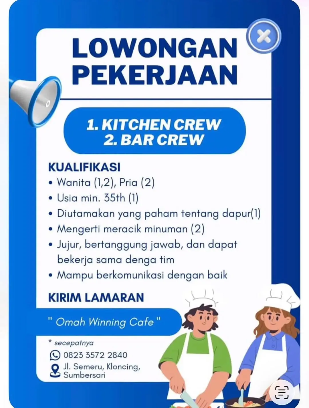Logo Omah Winning Cafe