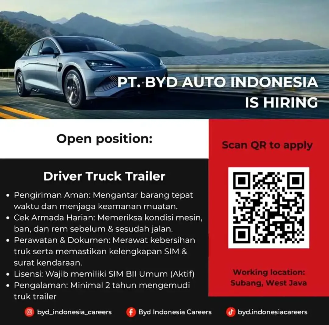 Logo PT. BYD AUTO INDONESIA
