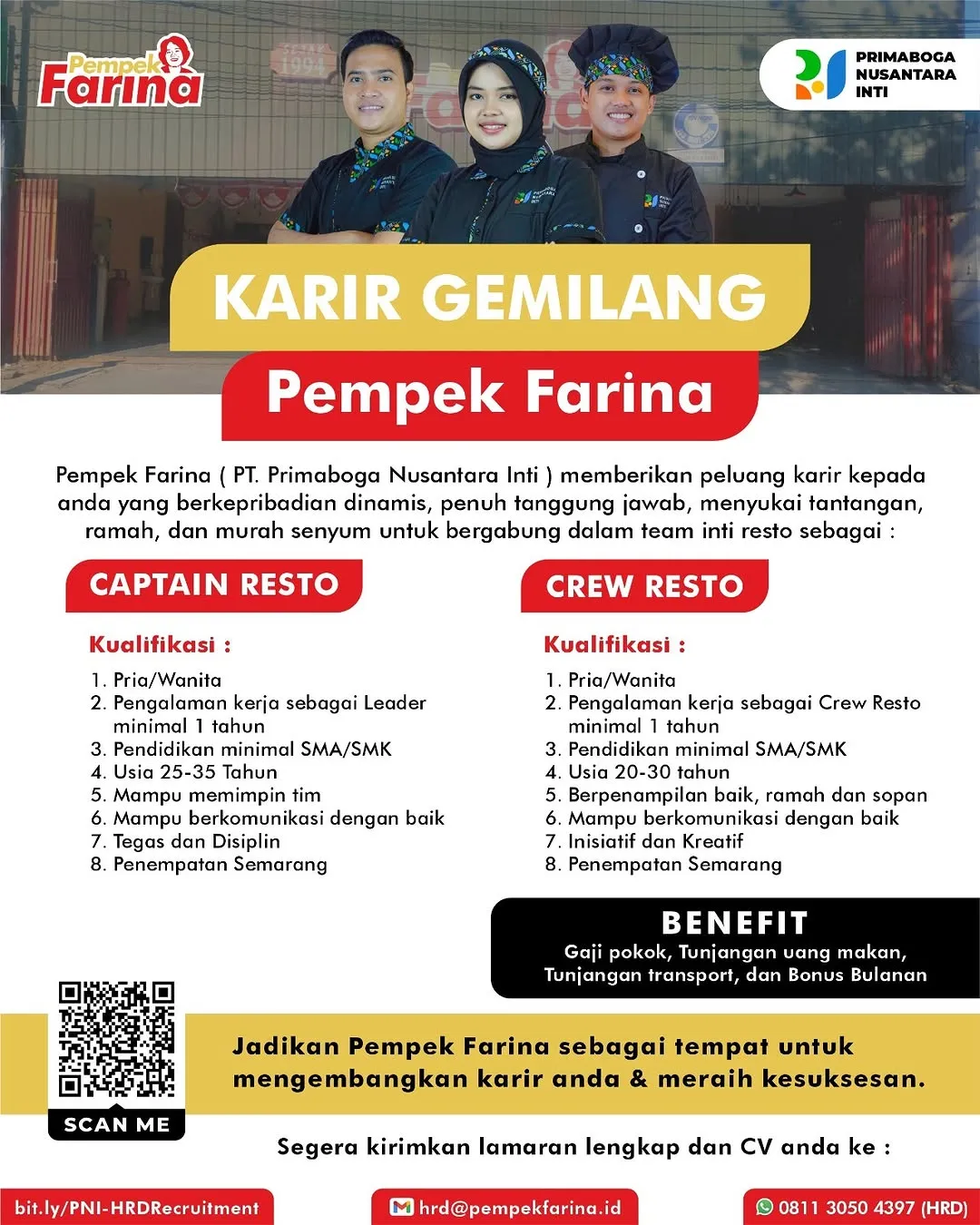 Logo Pempek Farina (PT. Primaboga Nusantara Inti)