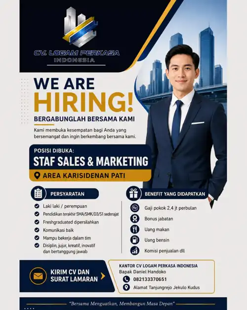 Logo cv logam perkasa indonesia