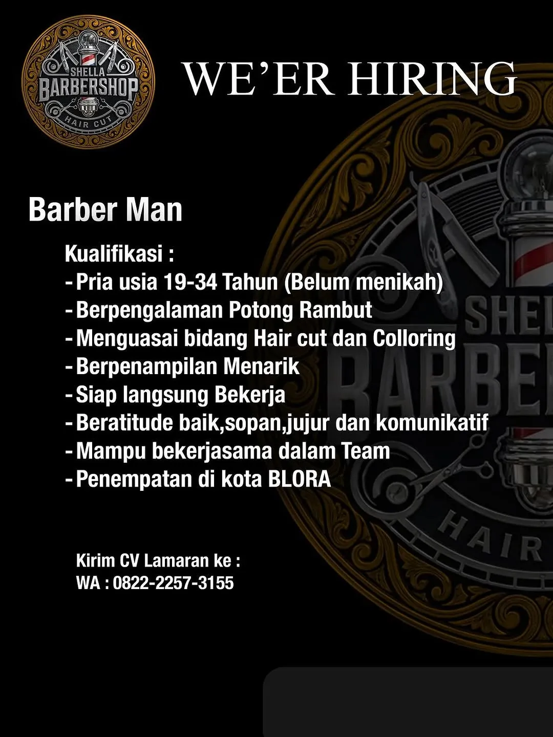 Logo Shella Barbershop