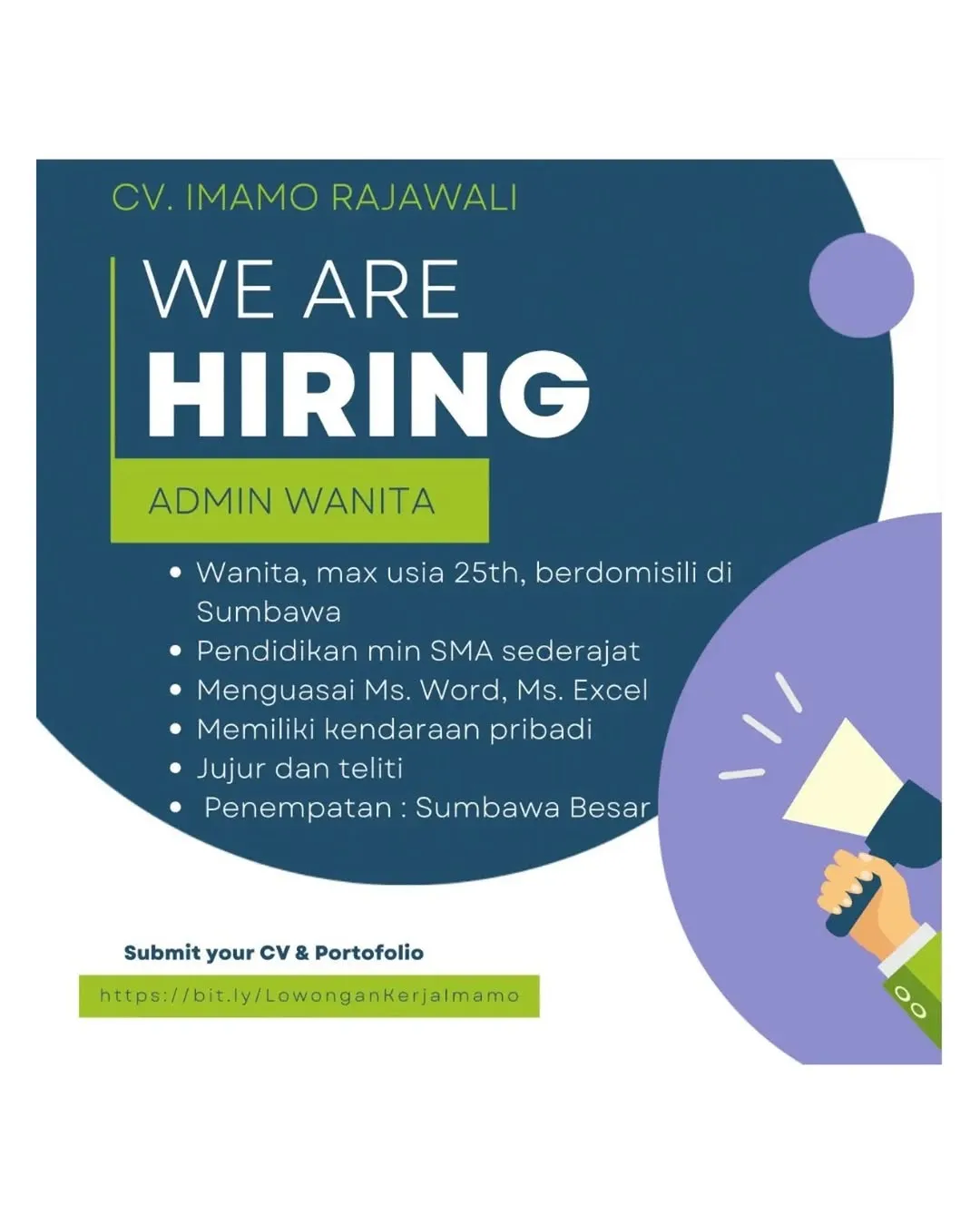 Logo CV. IMAMO RAJAWALI