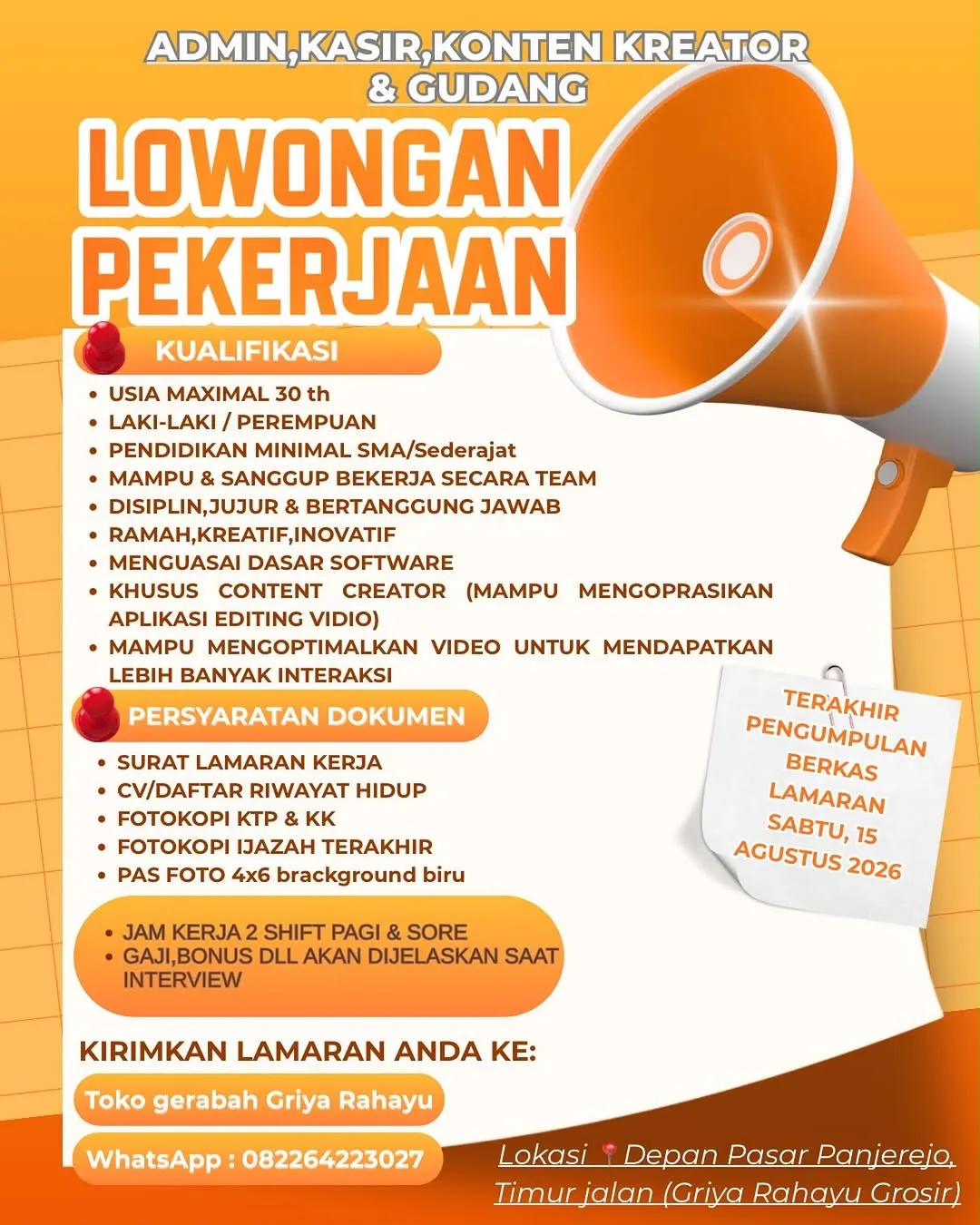 Logo Toko gerabah Griya Rahayu