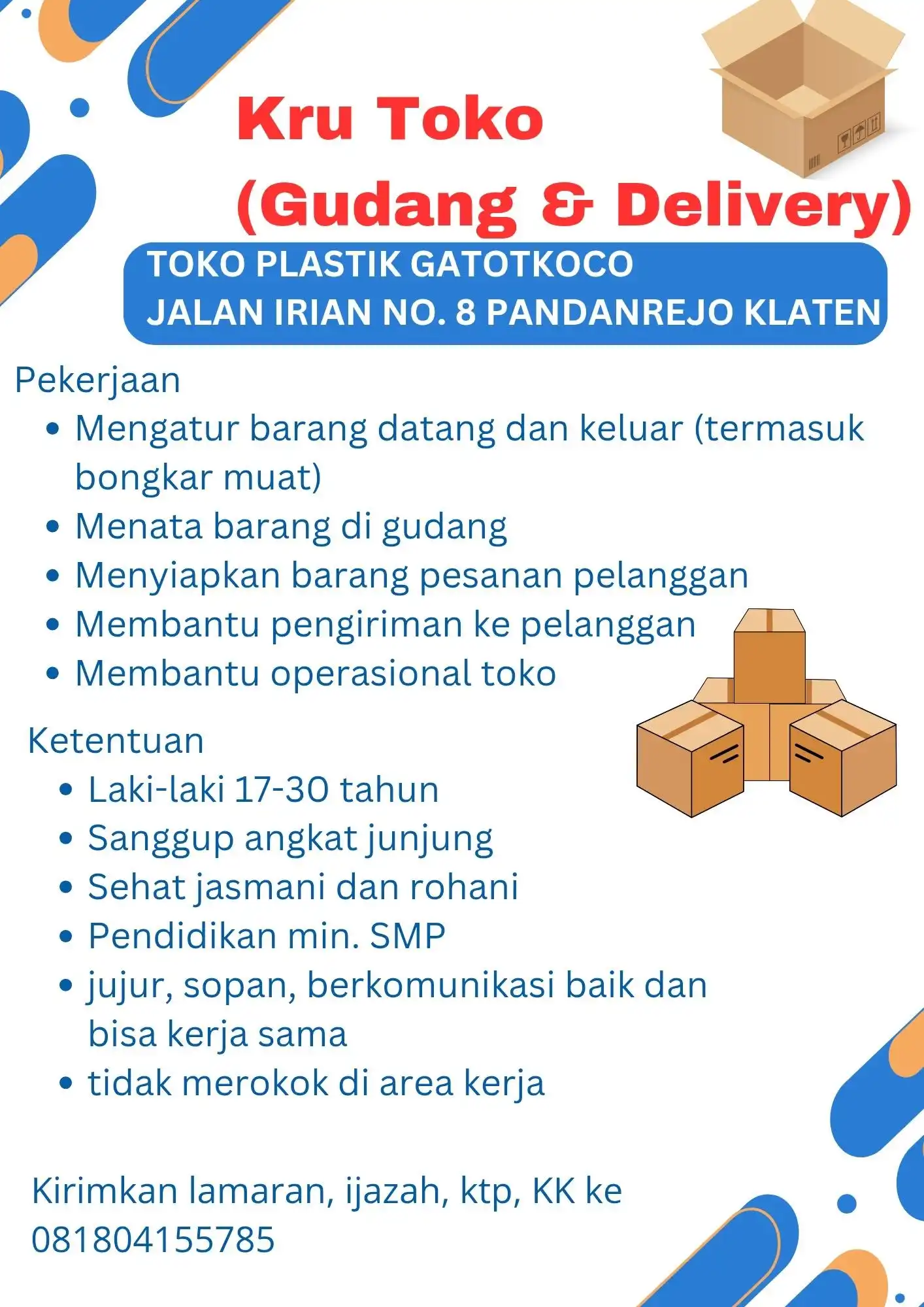 Logo Toko Plastik Gatotkoco