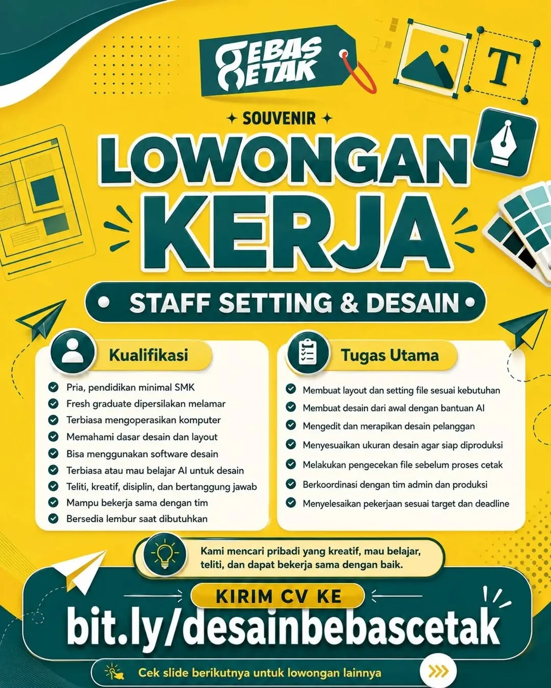 Logo Bebas Cetak Souvenir