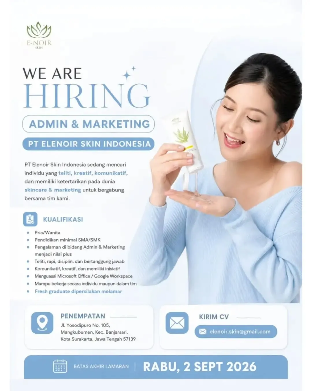Logo PT Elenoir Skin Indonesia