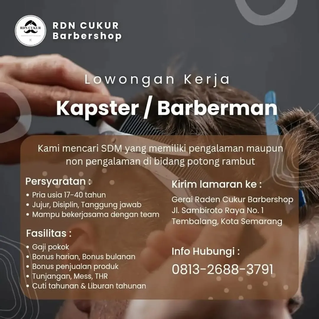 Logo RDN Cukur Barbershop