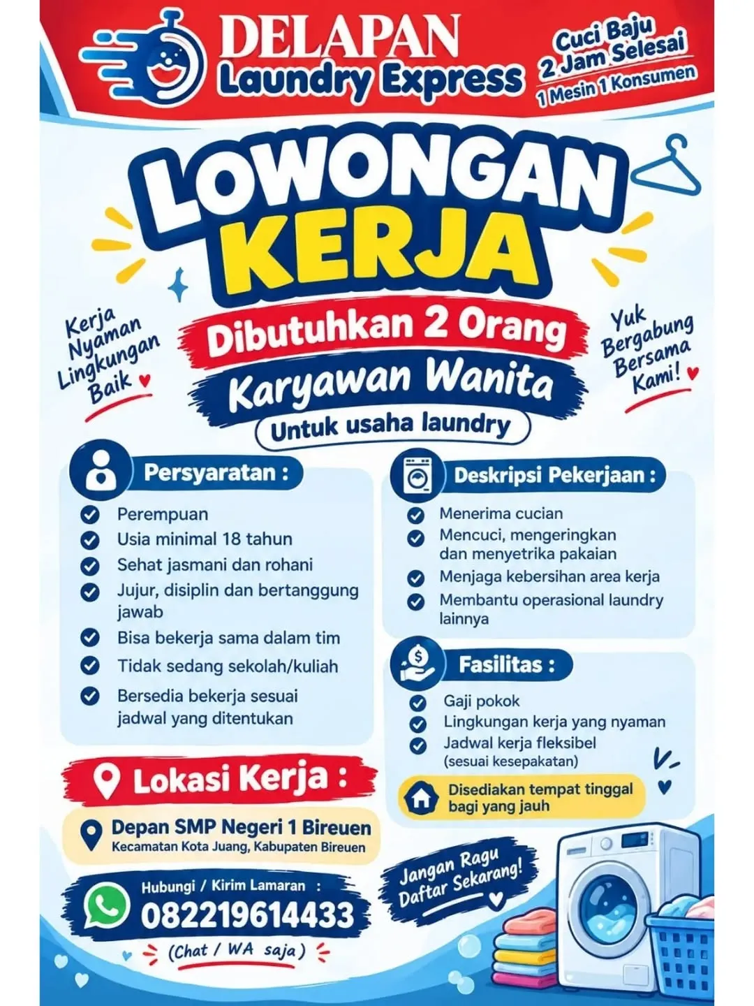 Logo Delapan Laundry Express