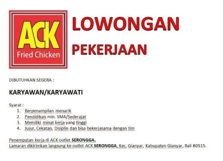 Logo ACK Fried Chicken
