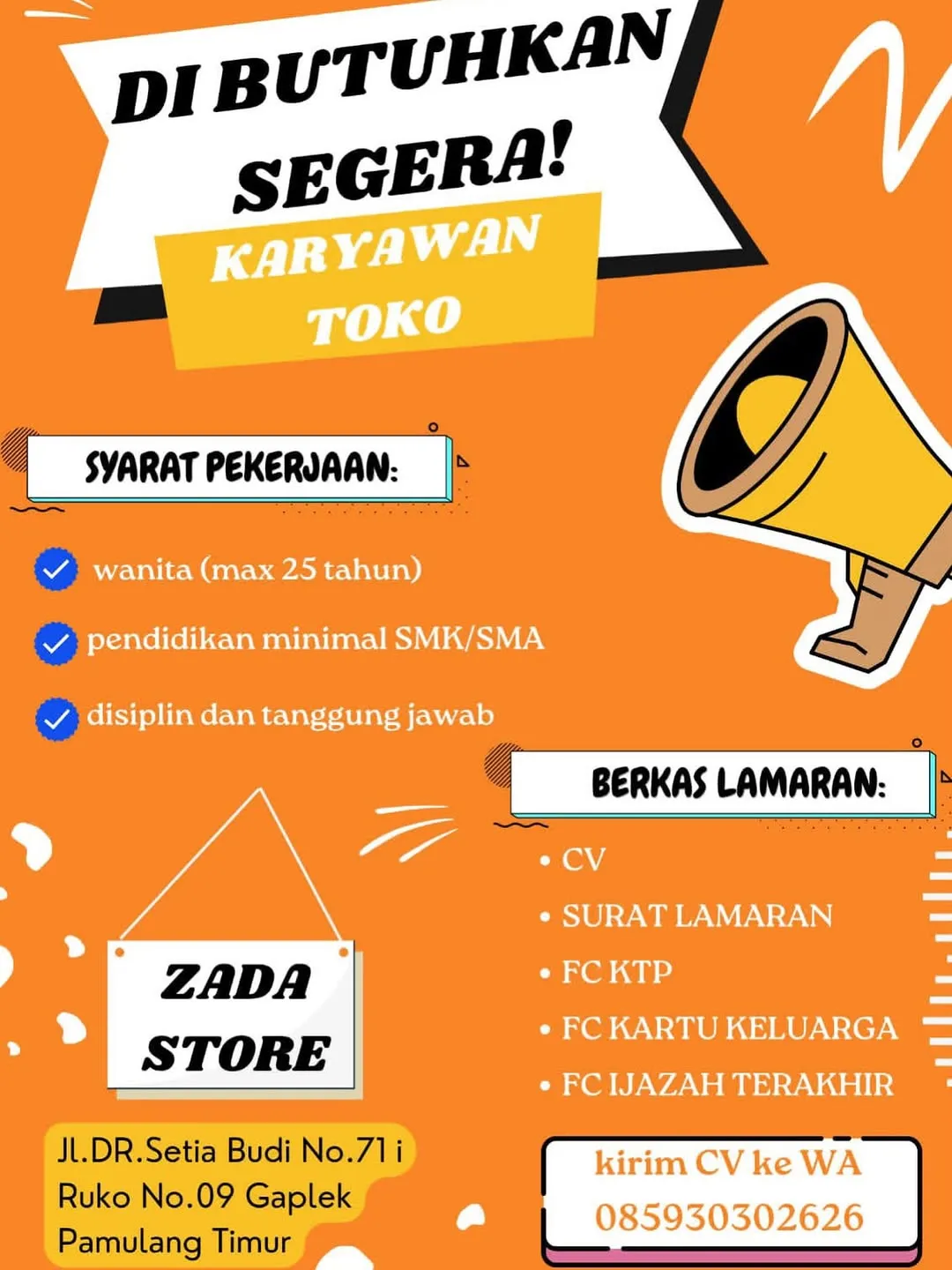 Logo ZADA STORE
