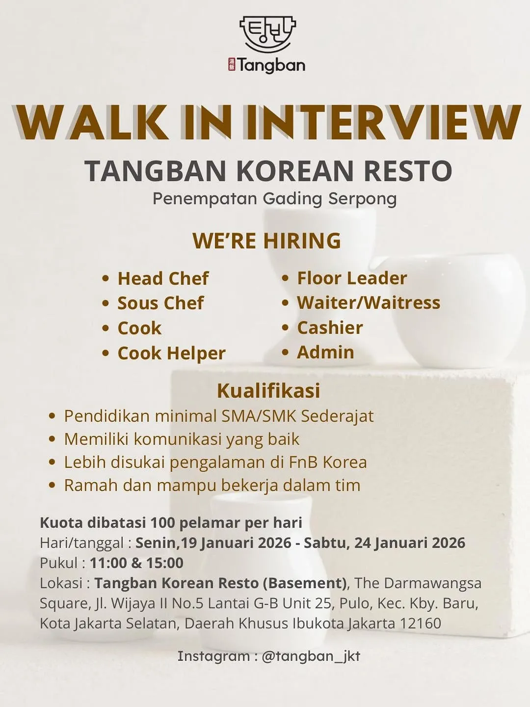 Logo Tangban Korean Resto