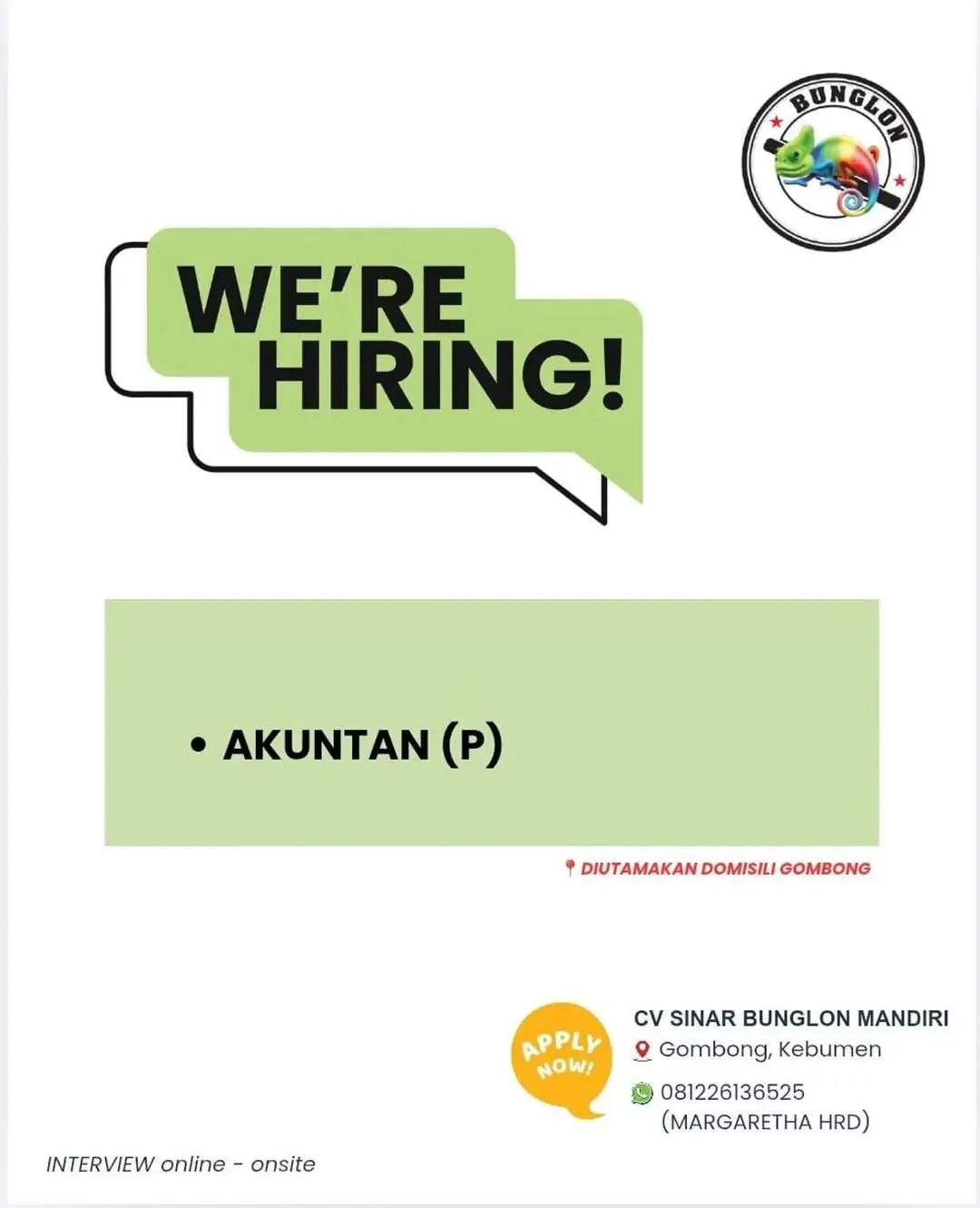 Logo CV Sinar Bunglon Mandiri