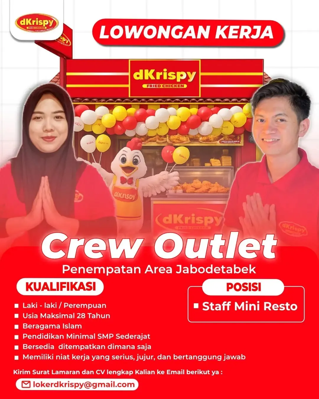Logo dKrispy Chicken & Burger