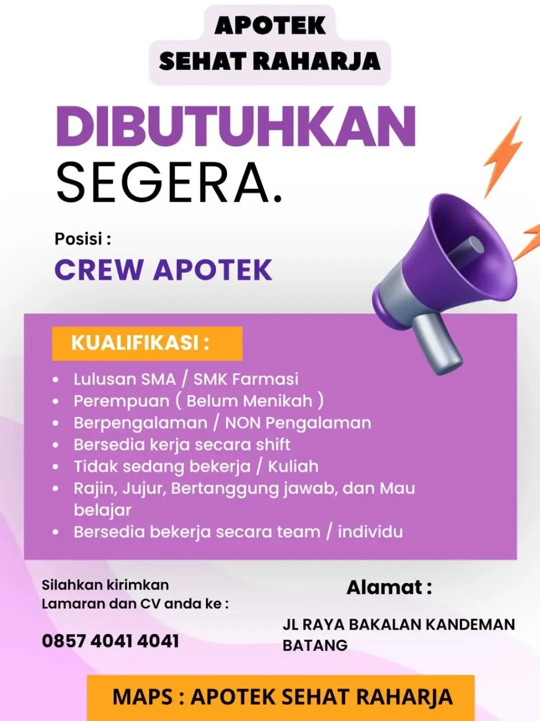 Logo APOTEK SEHAT RAHARJA