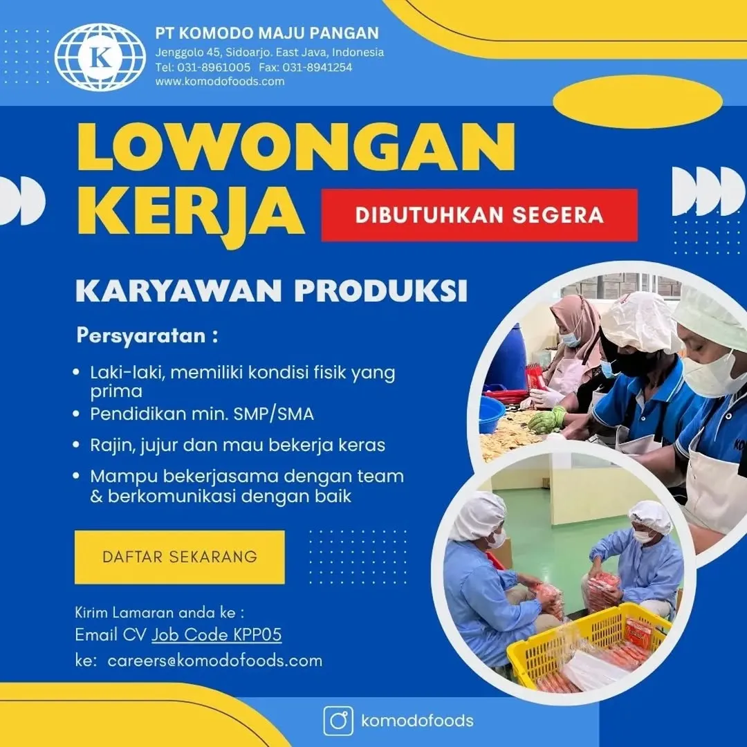 Logo PT Komodo Maju Pangan