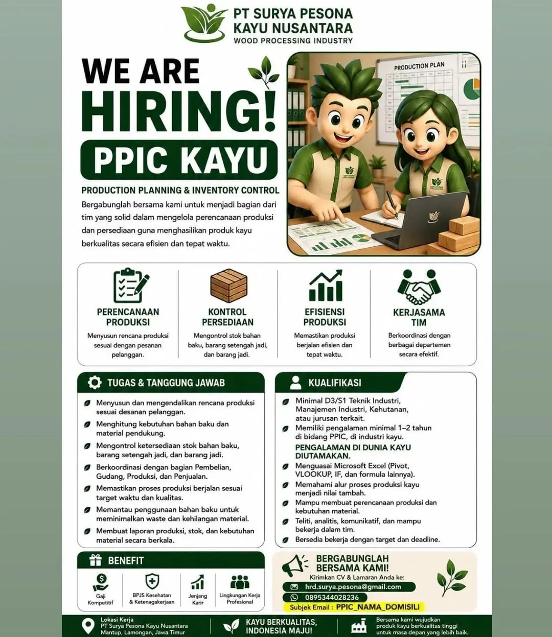 Logo PT Surya Pesona Kayu Nusantara