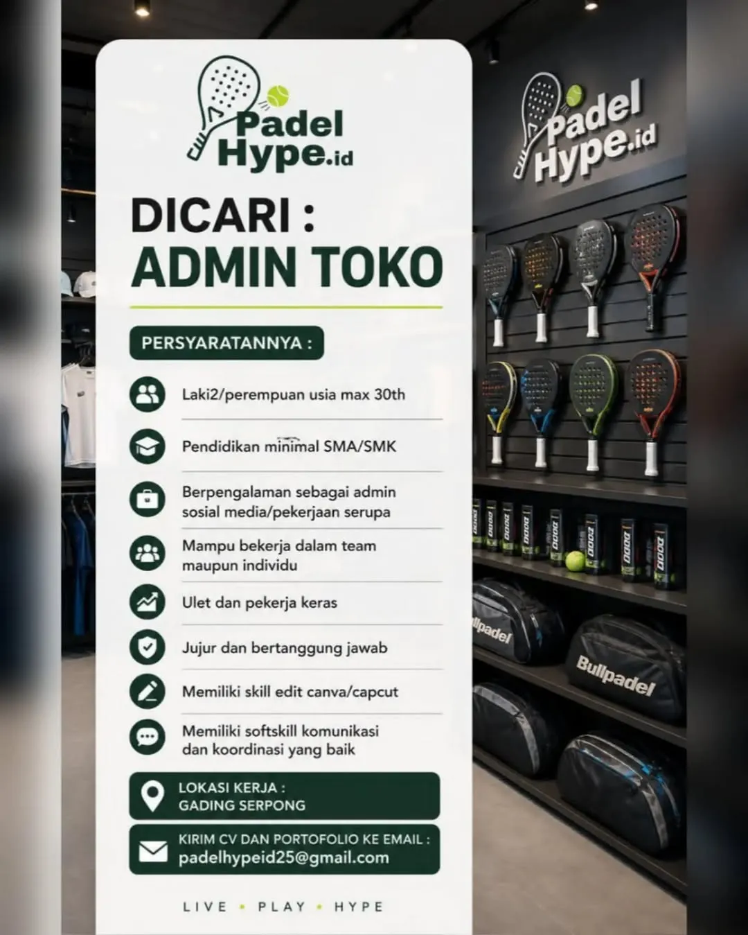 Logo Padel Hype.id