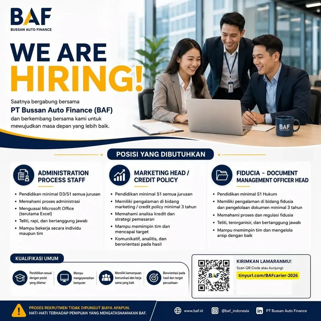 Logo PT Bussan Auto Finance (BAF)